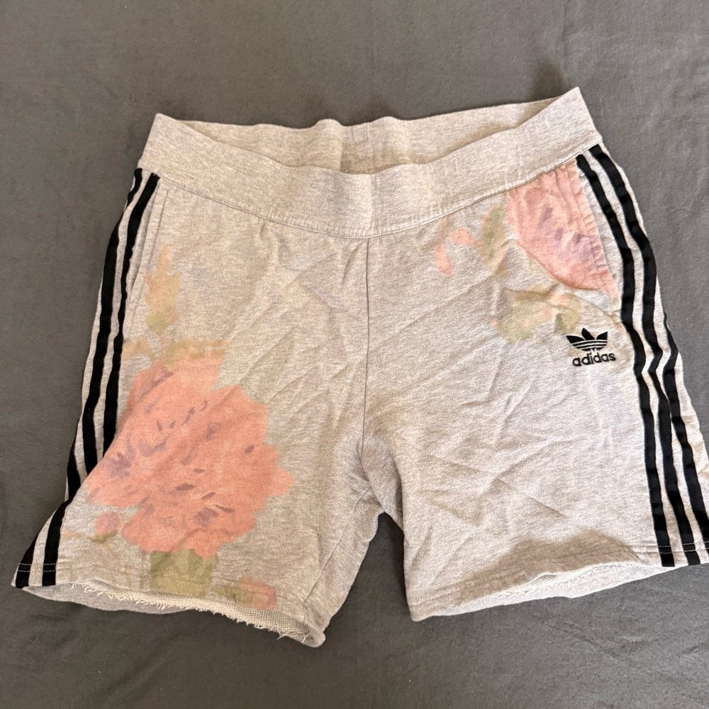 Adidas Floral Rose Pastel Shorts